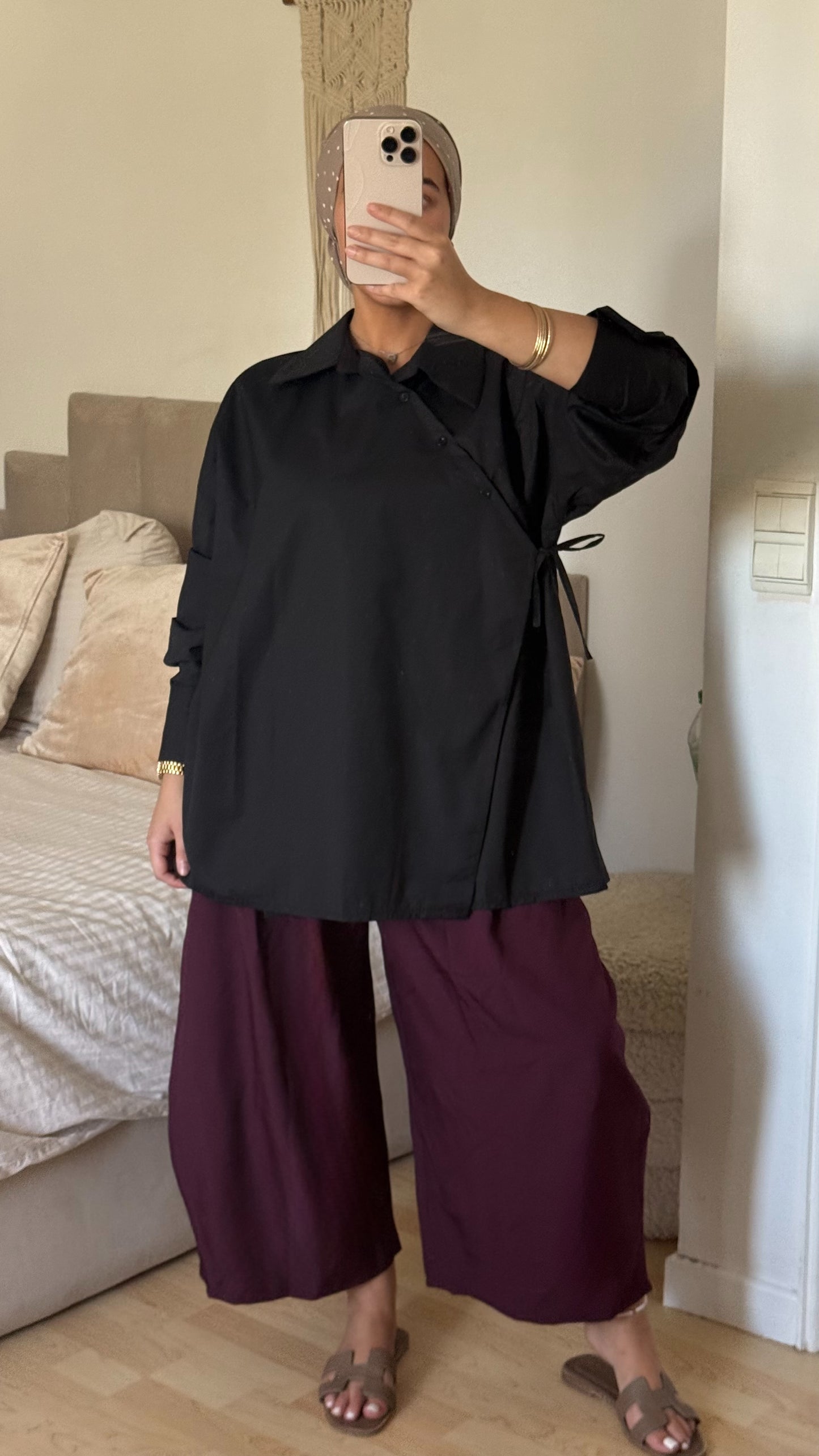 Chemise croisée