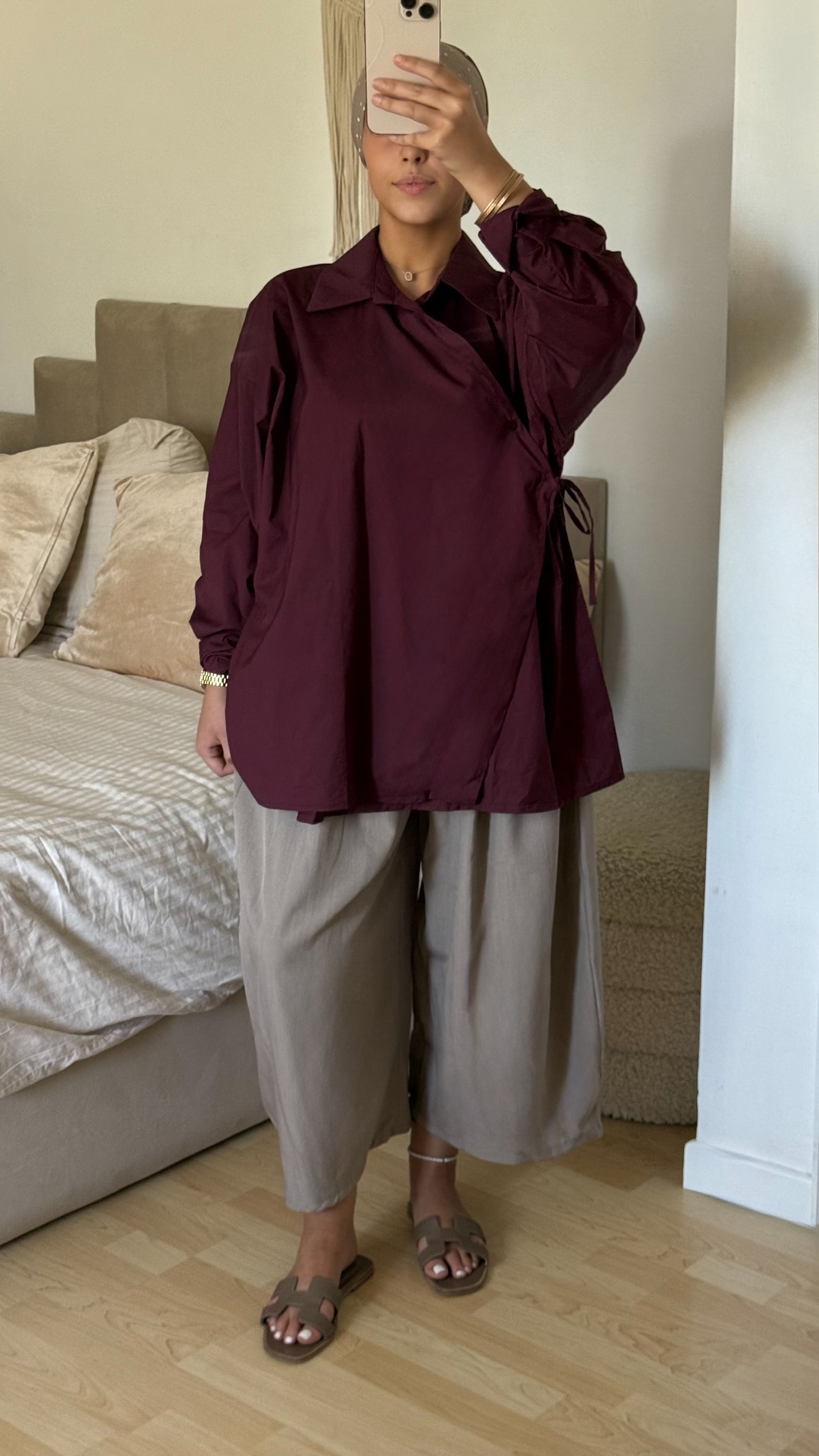 Chemise croisée