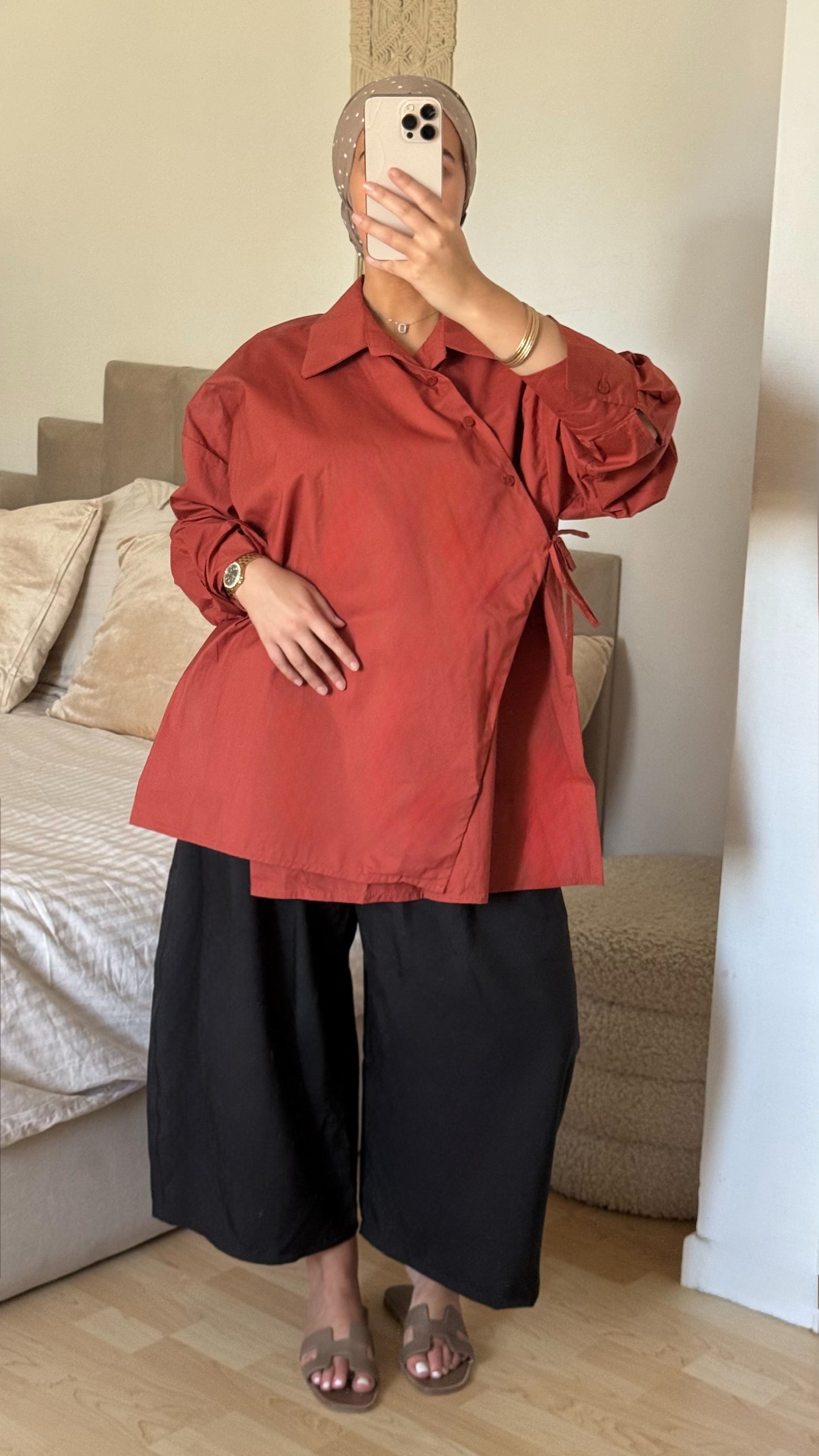 Chemise croisée
