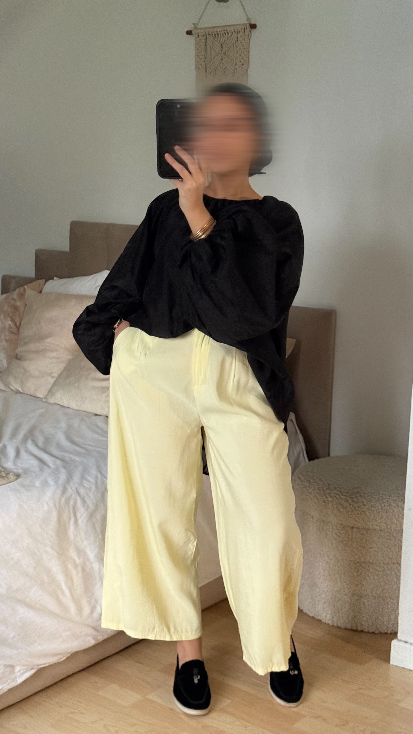Pantalon fluide barrel