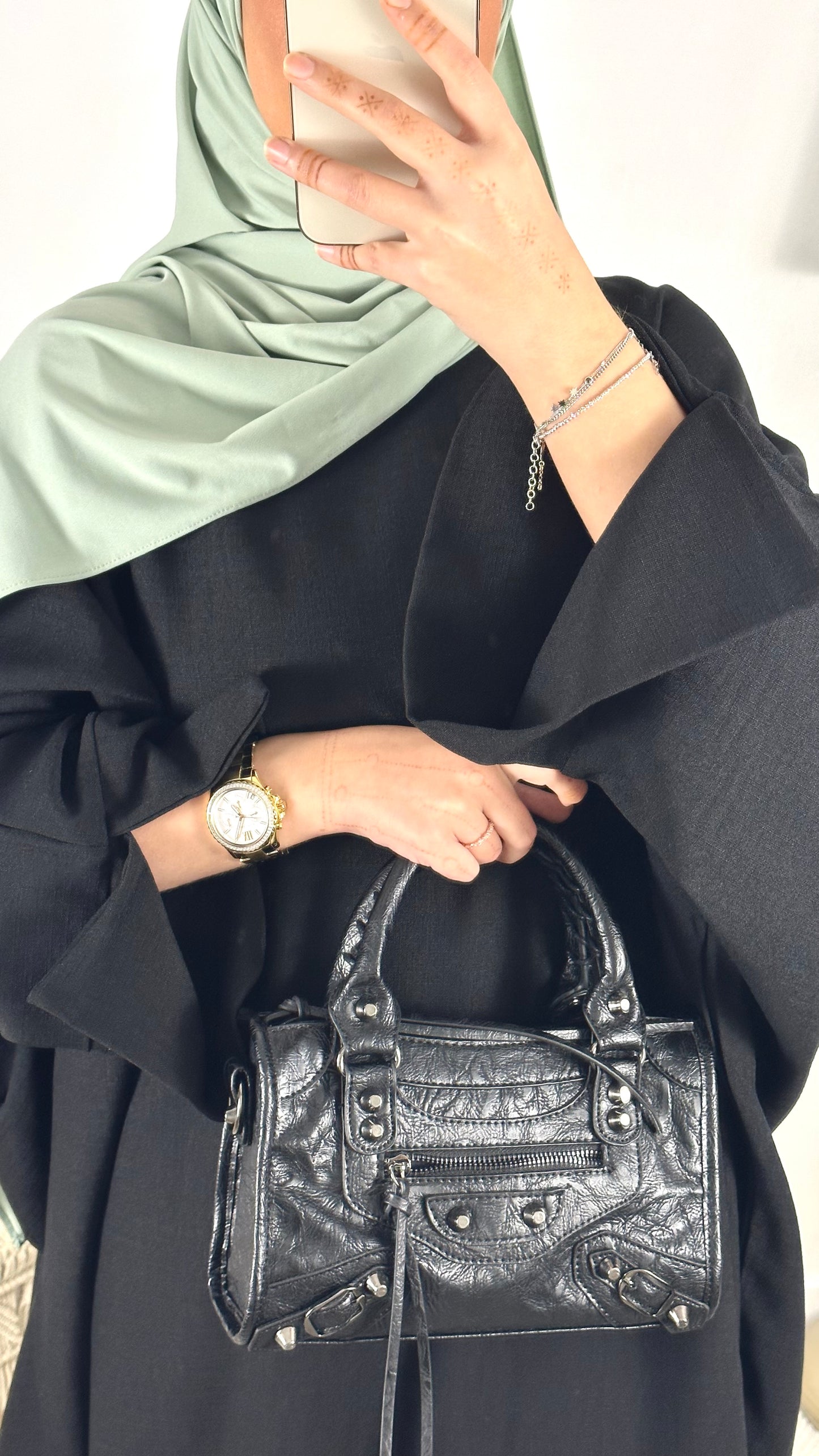 Abaya effet lin