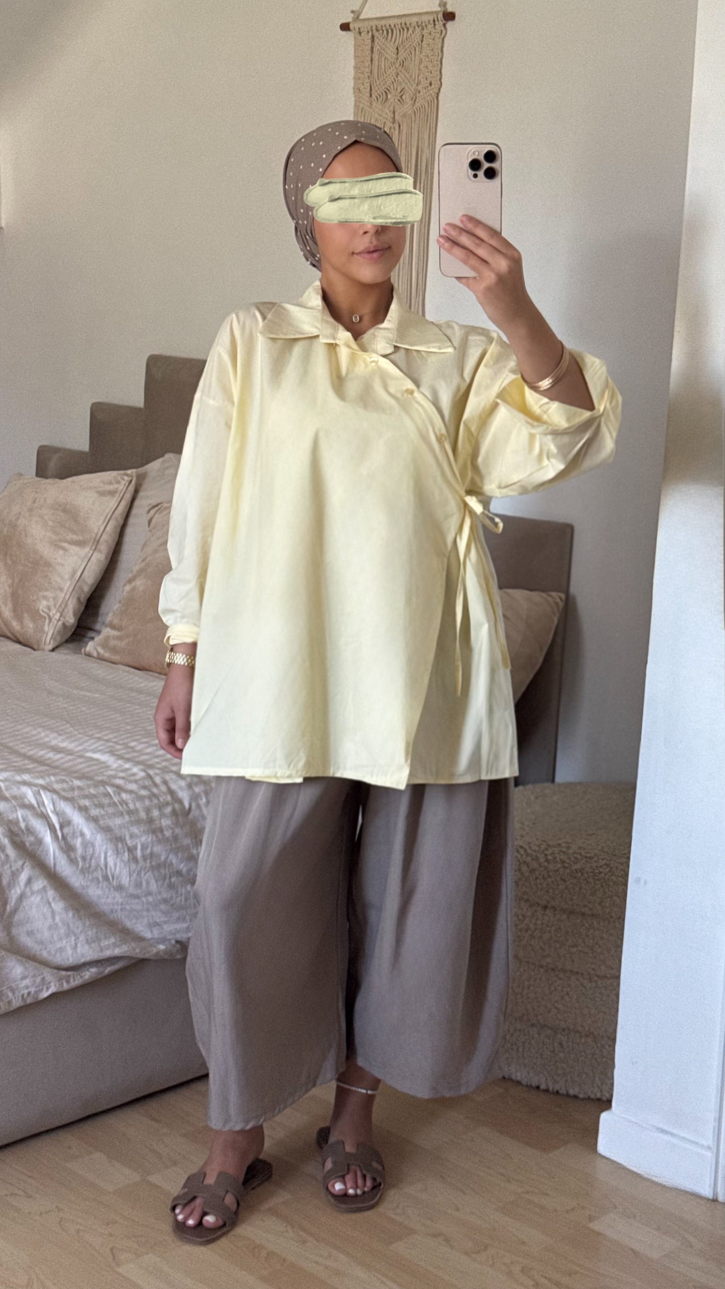 Chemise croisée