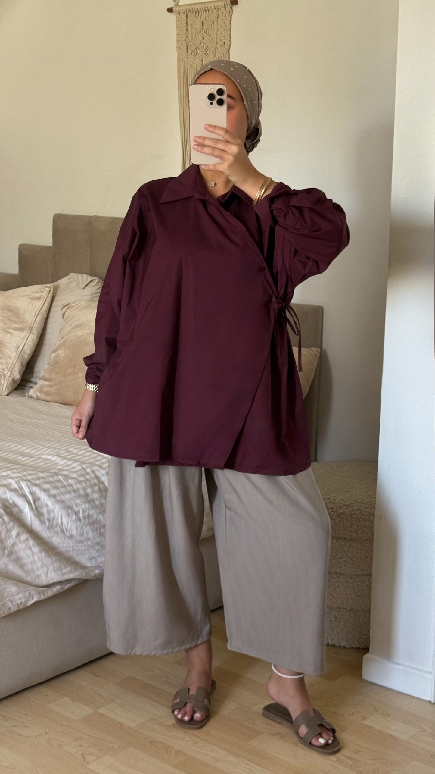 Chemise croisée