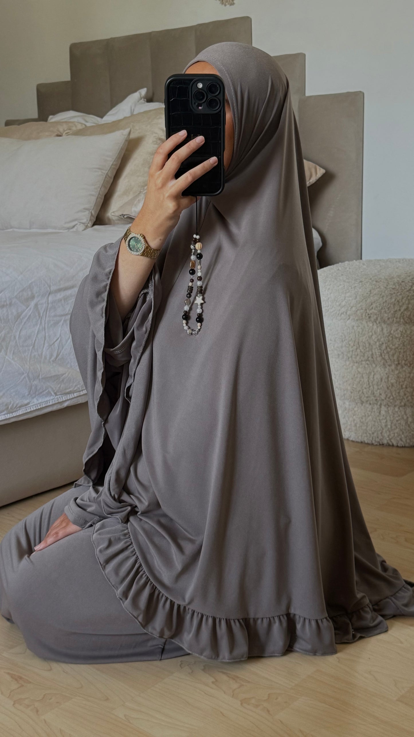 Ensemble khimar froufrou