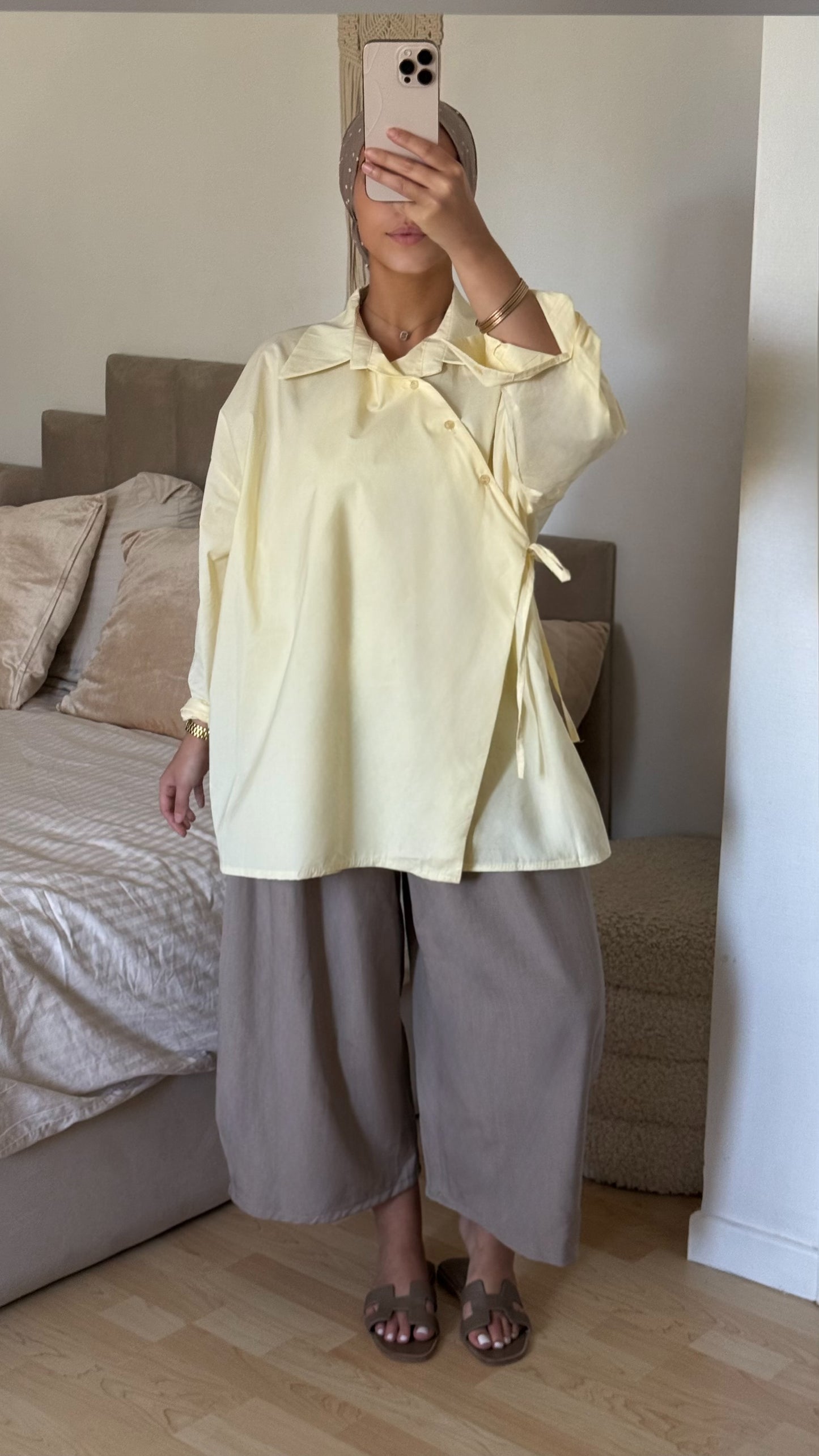 Chemise croisée